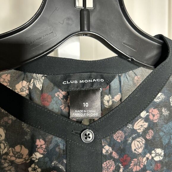 Club Monaco Black Floral Maxi Dress - Picture 5 of 13